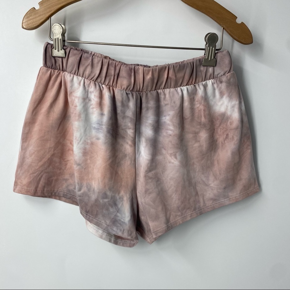 Cozy Rozy California tie dye print sleep shorts L